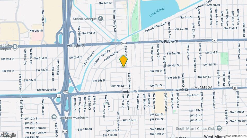 7140 SW 4th St Map and Location Details