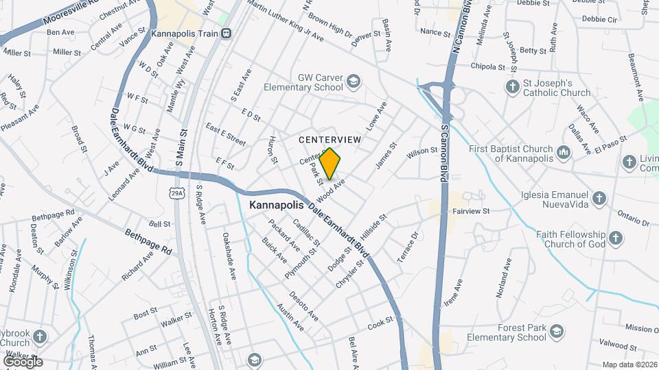 424 Wood Ave Map and Location Details