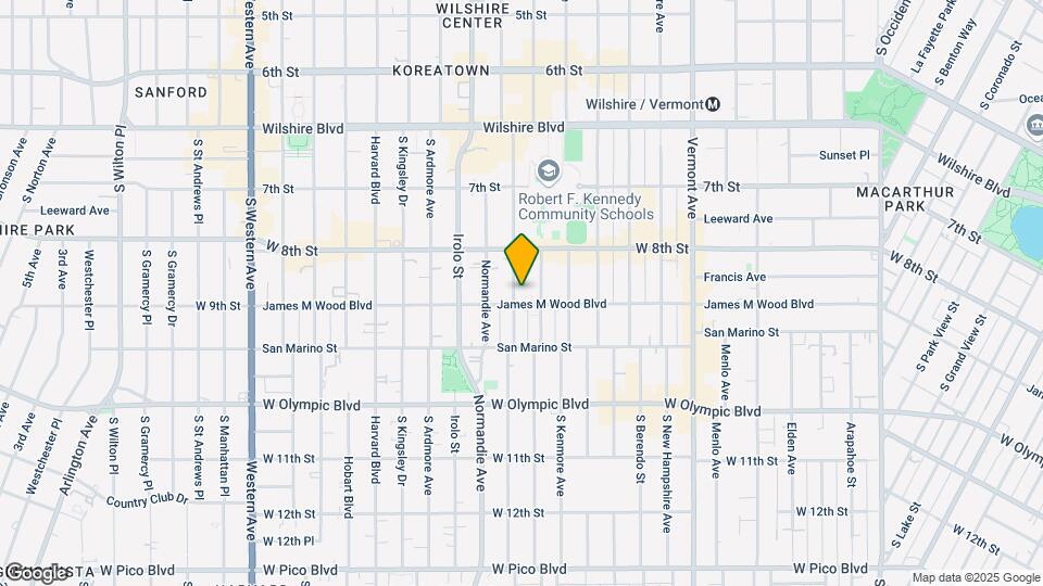 848 S Mariposa Ave Mapa y Detalles de la Ubicación