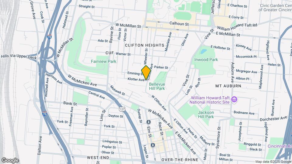 201 Klotter Ave Mapa y Detalles de la Ubicación
