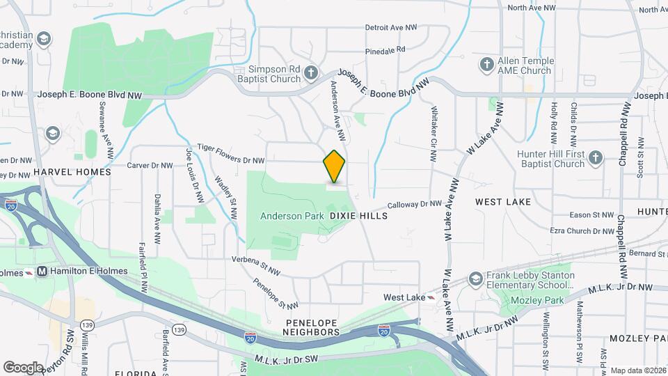 166 Anderson Ave NW Mapa y Detalles de la Ubicación