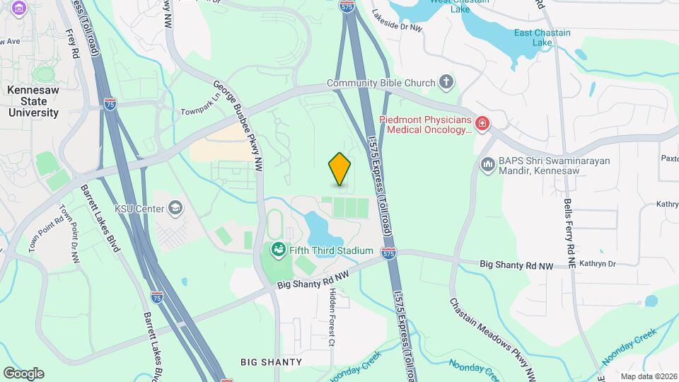 3305 Chastain Gardens Dr NW Map and Location Details
