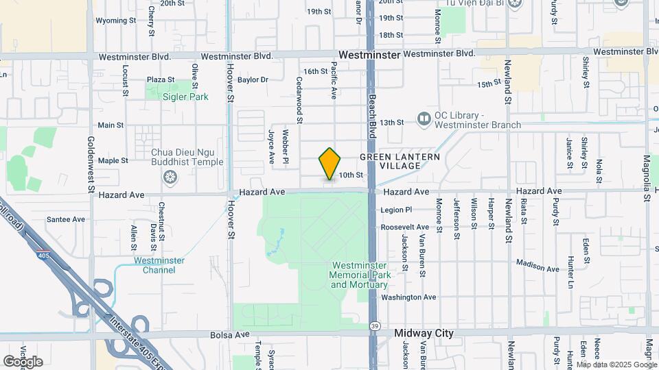 7841 Hazard Ave Map and Location Details