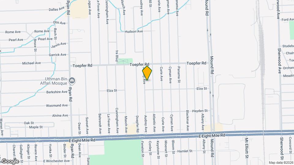 21456 Audrey Ave Map and Location Details