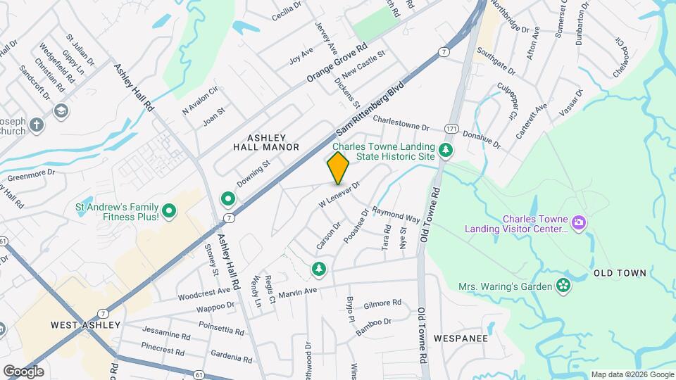 1395 W Lenevar Dr Map and Location Details