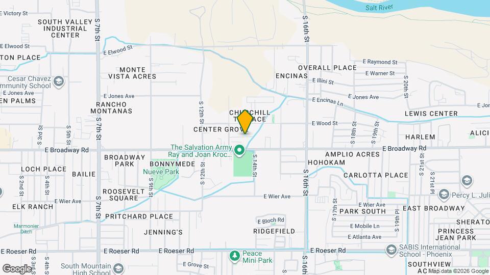 1335 E Pueblo Ave Map and Location Details