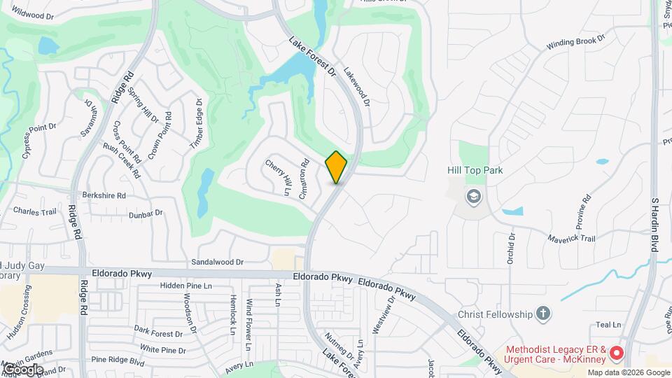2702 Lake Forest Dr Map and Location Details