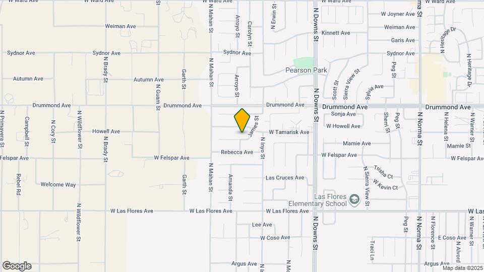 1128 W Robert Ave Map and Location Details