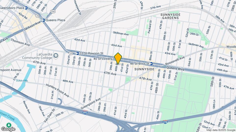 45-21-23 40th St Mapa y Detalles de la Ubicación