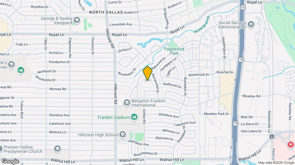 10504 Berry Knoll Dr Mapa y Detalles de la Ubicación