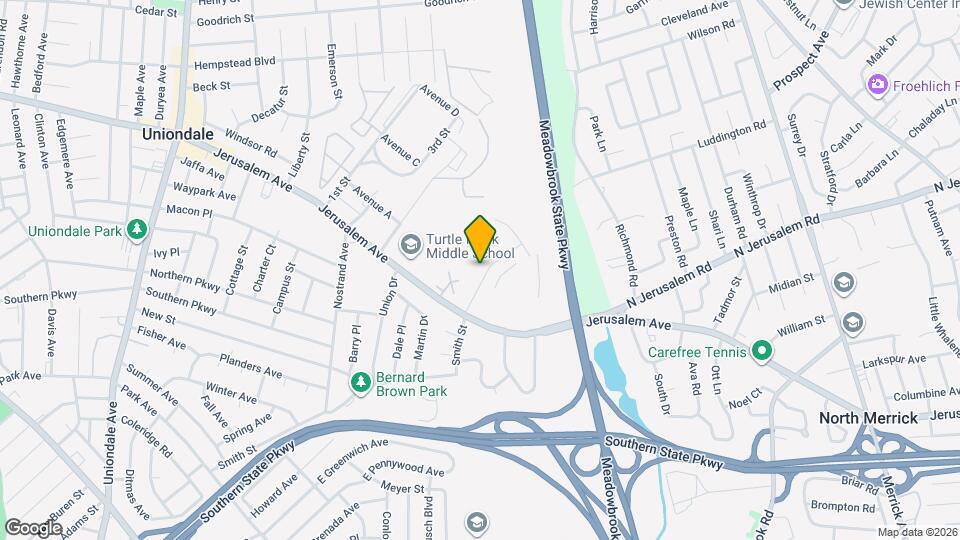 650 Winthrop Dr Map and Location Details