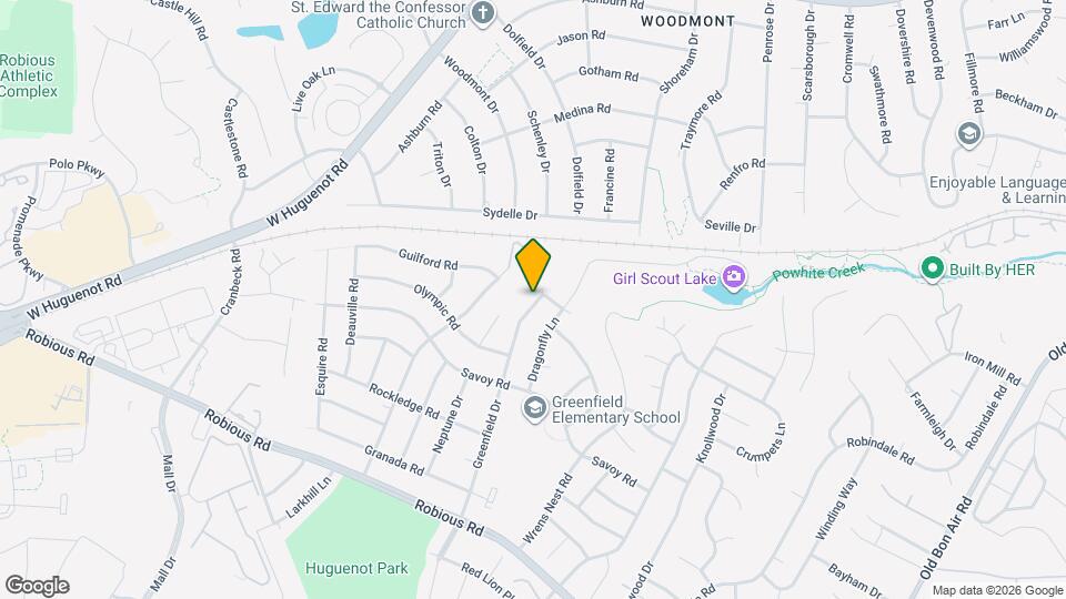 2270 Greenfield Dr Map and Location Details