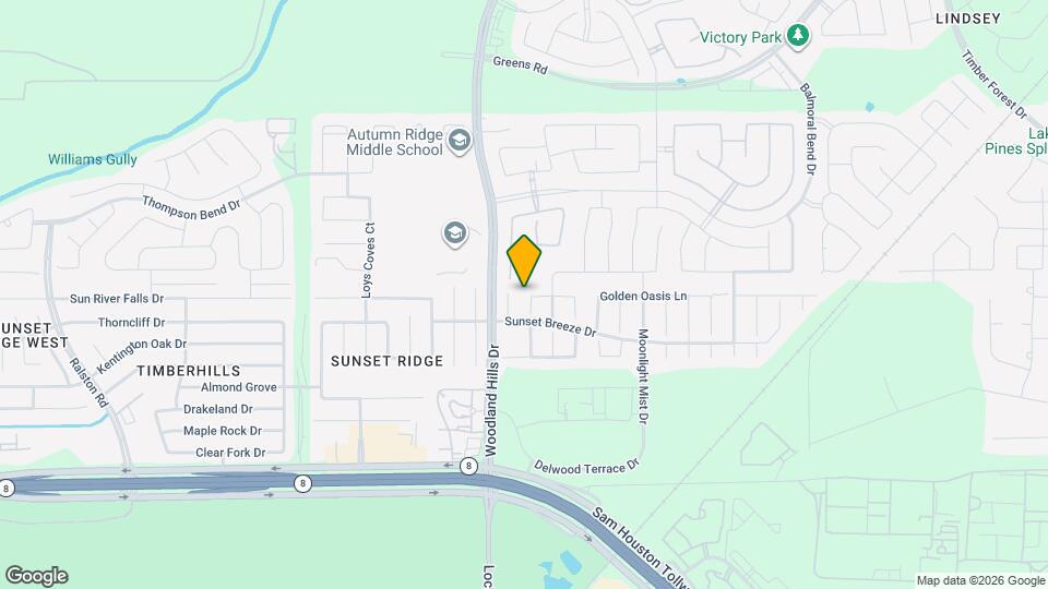 15123 Sun Glaze Ct Map and Location Details