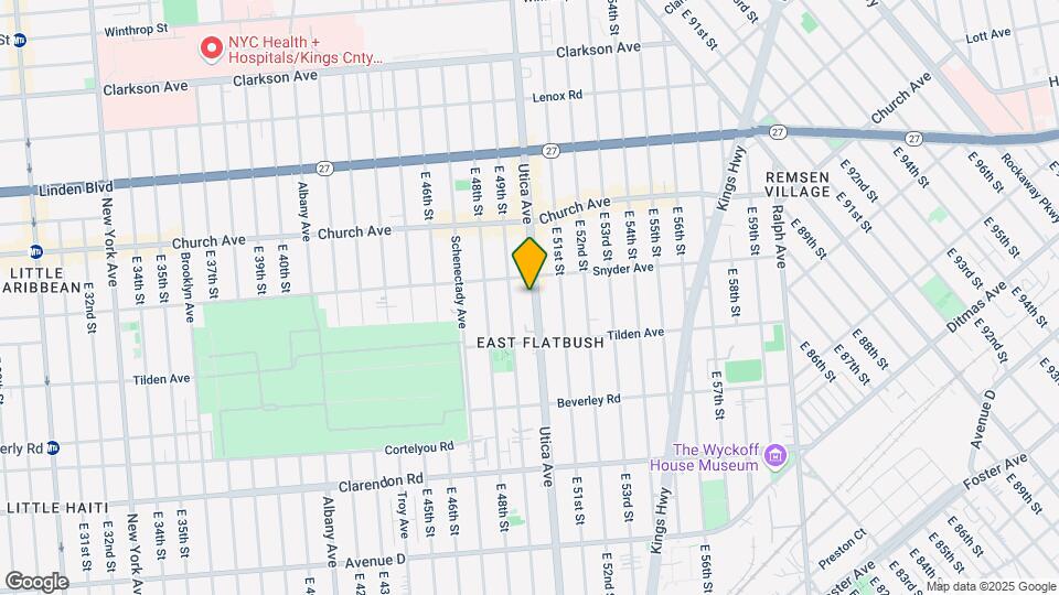 958 Utica Ave Mapa y Detalles de la Ubicación