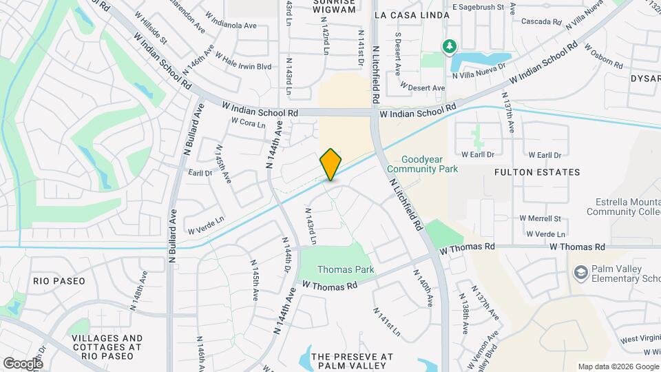 14162 W Woodbridge Ave Map and Location Details