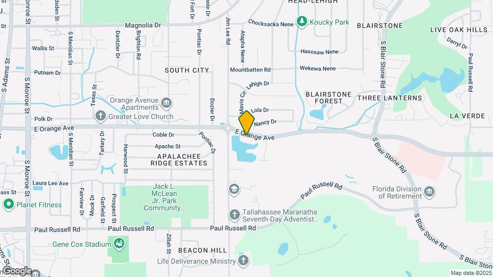 1257 E Orange Ave Mapa y Detalles de la Ubicación