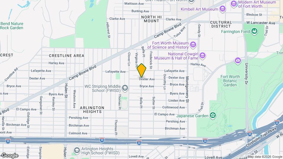 3933 Dexter Ave Map and Location Details