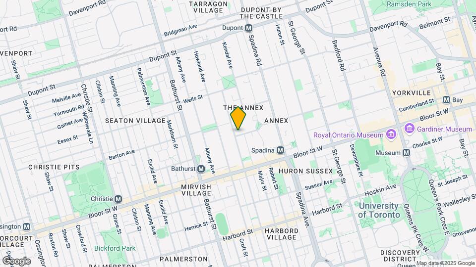 192 Lowther Av Map and Location Details