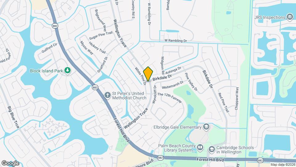 1382 Birkdale Dr Map and Location Details