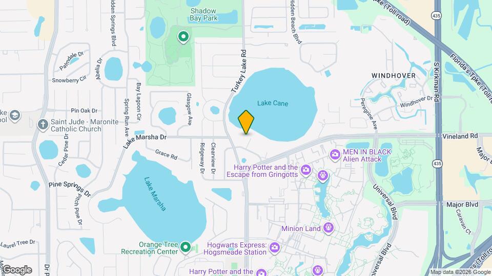 6659 Lake Cane Dr Map and Location Details