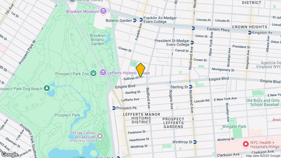 90 Sullivan Pl Mapa y Detalles de la Ubicación