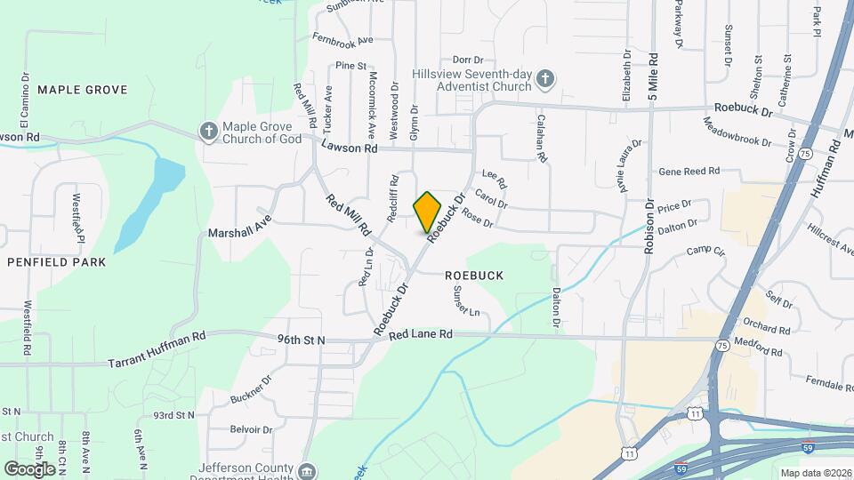 120 Roebuck Dr Map and Location Details