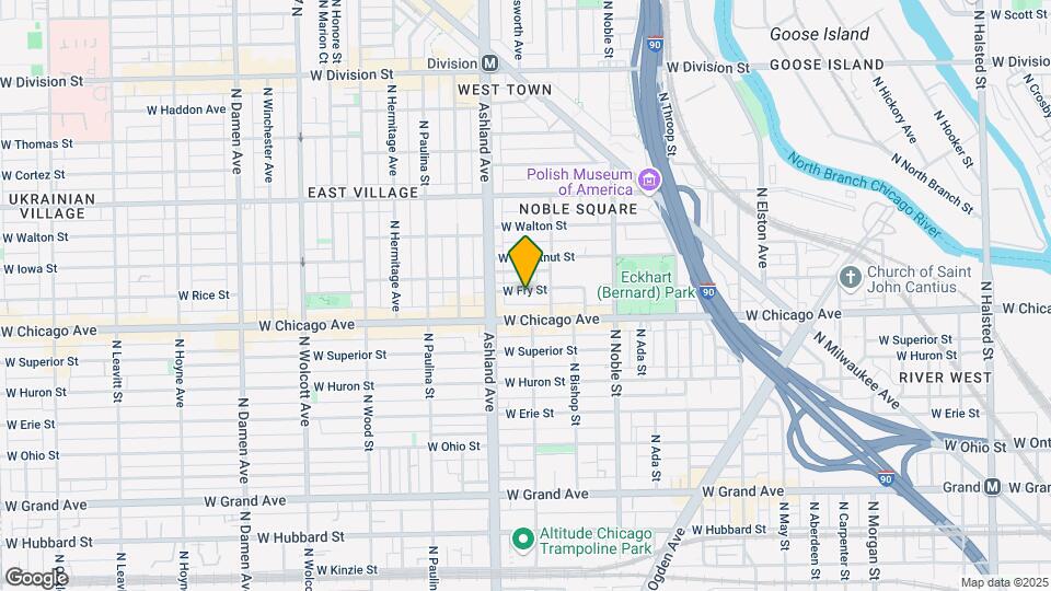 1523 W Fry St Mapa y Detalles de la Ubicación