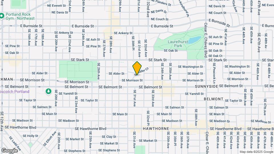 3101-3119 SE Morrison St Map and Location Details