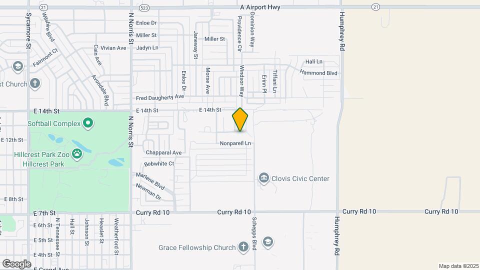 2629 Aldrich Rd Map and Location Details