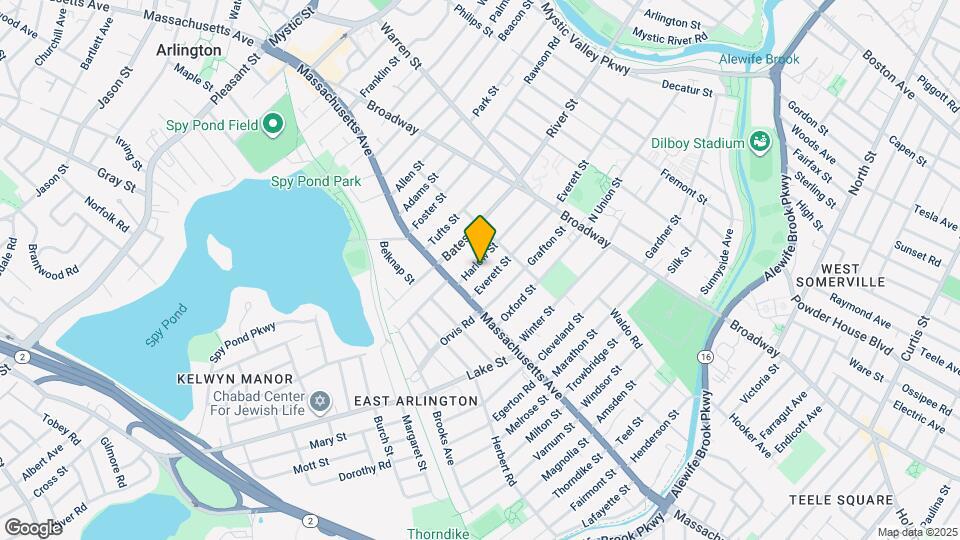 21 Harlow St, Unit 1 Map and Location Details
