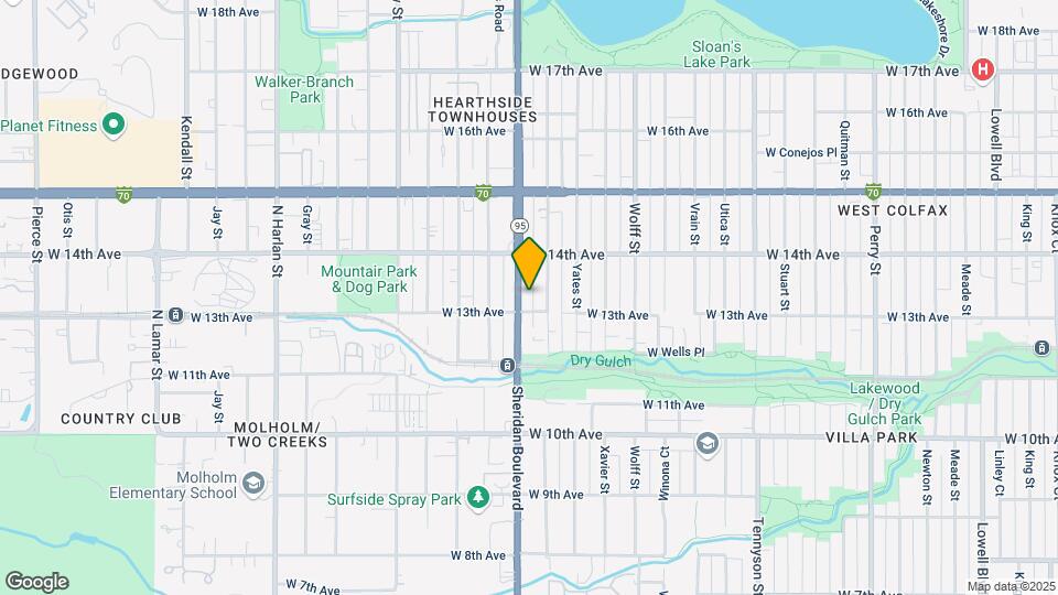 1330 Sheridan Boulevard, Unit 1 Map and Location Details