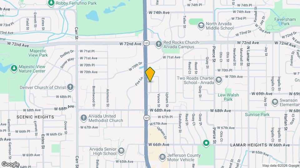 6935 Webster St Mapa y Detalles de la Ubicación