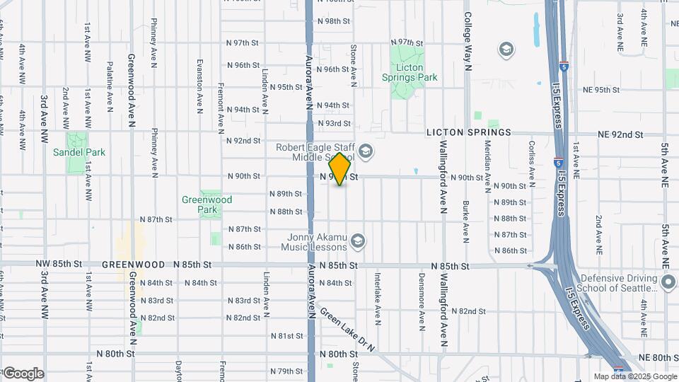 8839 Midvale Ave N Map and Location Details