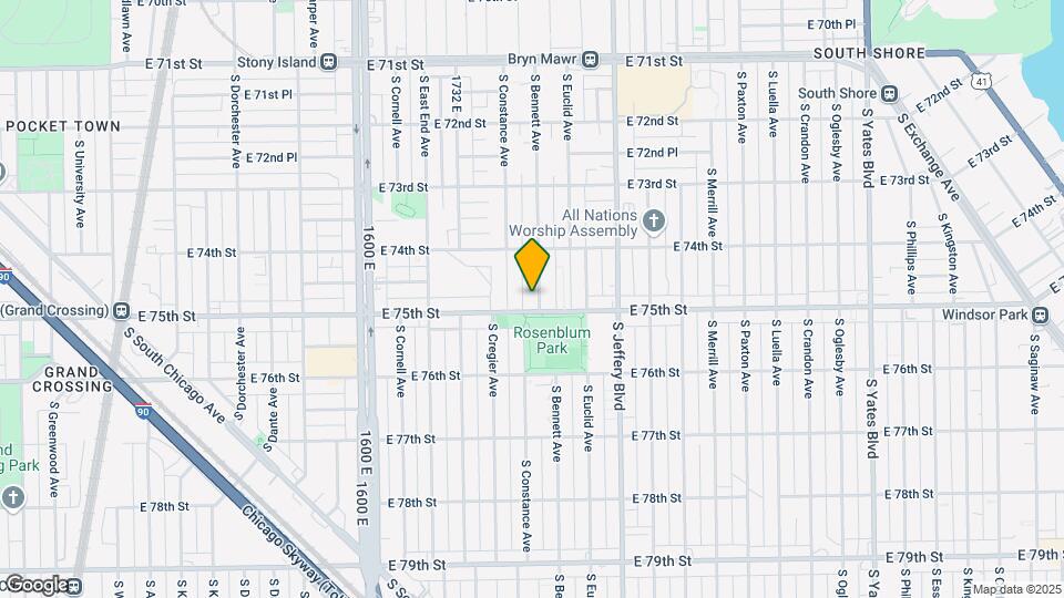 7450 S Bennett Ave, Unit Garden Unit Map and Location Details