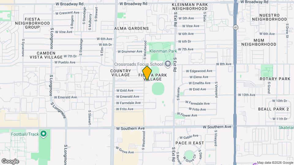 953 W Emelita Cir Map and Location Details