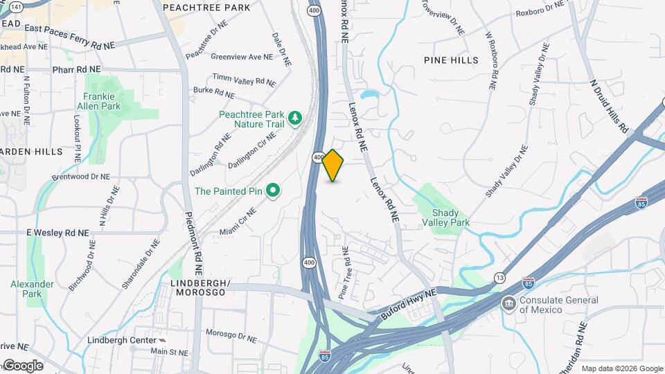 4111 Pine Heights Dr NE Map and Location Details