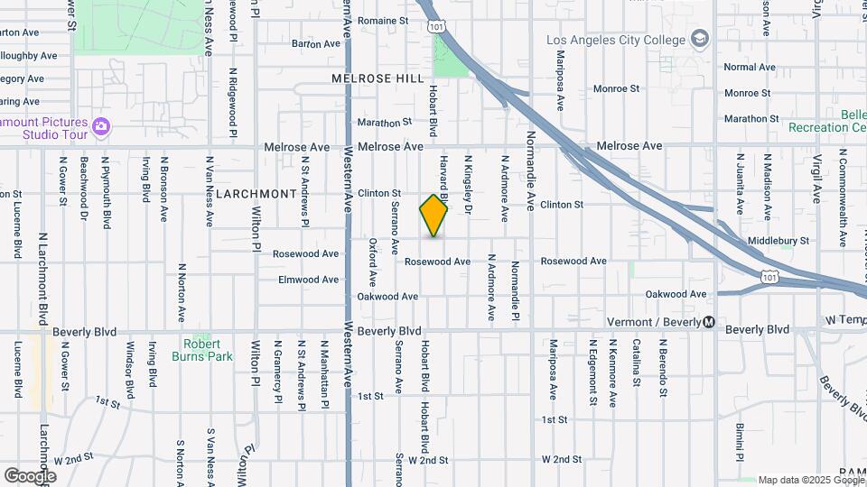 4612 Maplewood Ave Map and Location Details