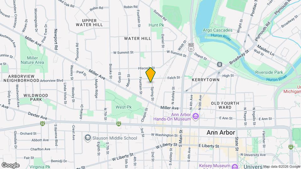 509 Spring St Map and Location Details