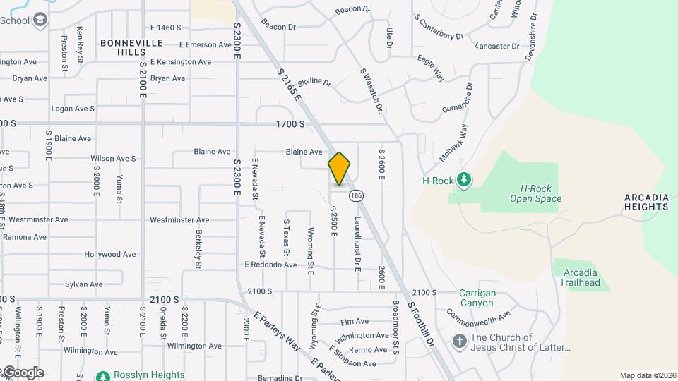 2507 S Downington Ave Map and Location Details