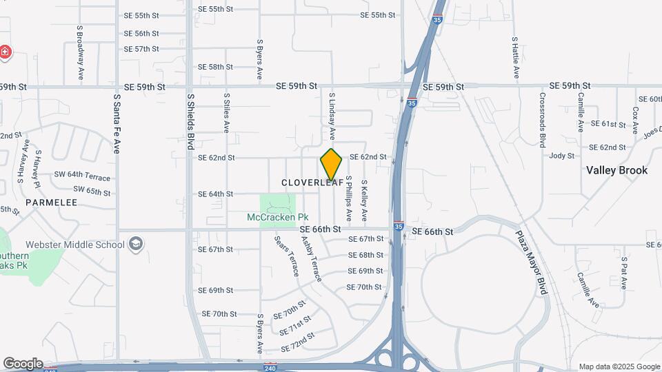 6413 S Lindsay Ave Map and Location Details