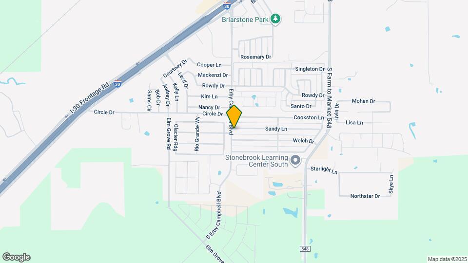 521 Sandy Ln Map and Location Details