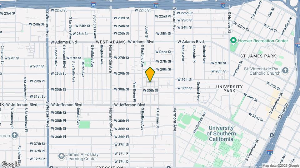 2929 1/2 S Budlong Ave Map and Location Details