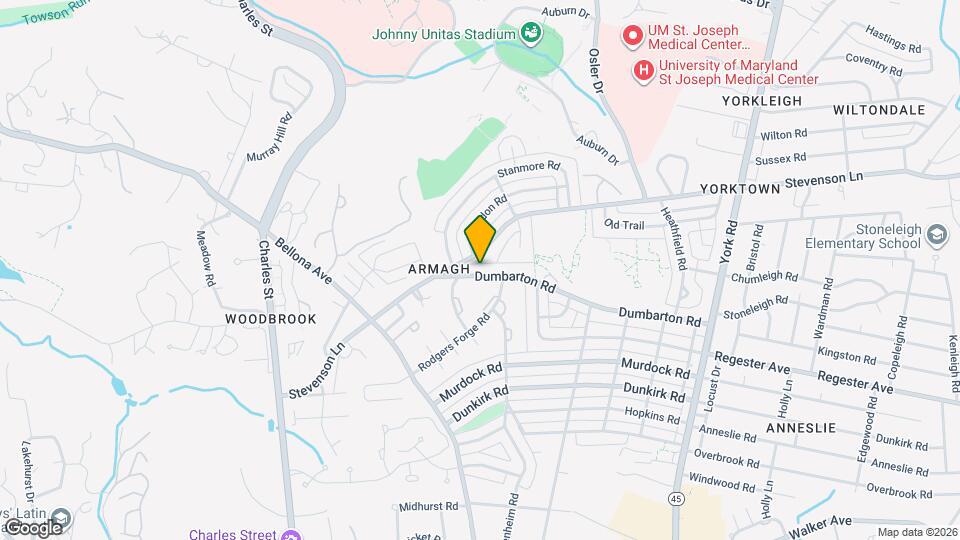 146 Dumbarton Rd Map and Location Details