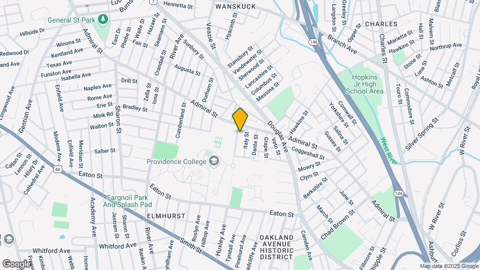 295 Huxley Ave Mapa y Detalles de la Ubicación