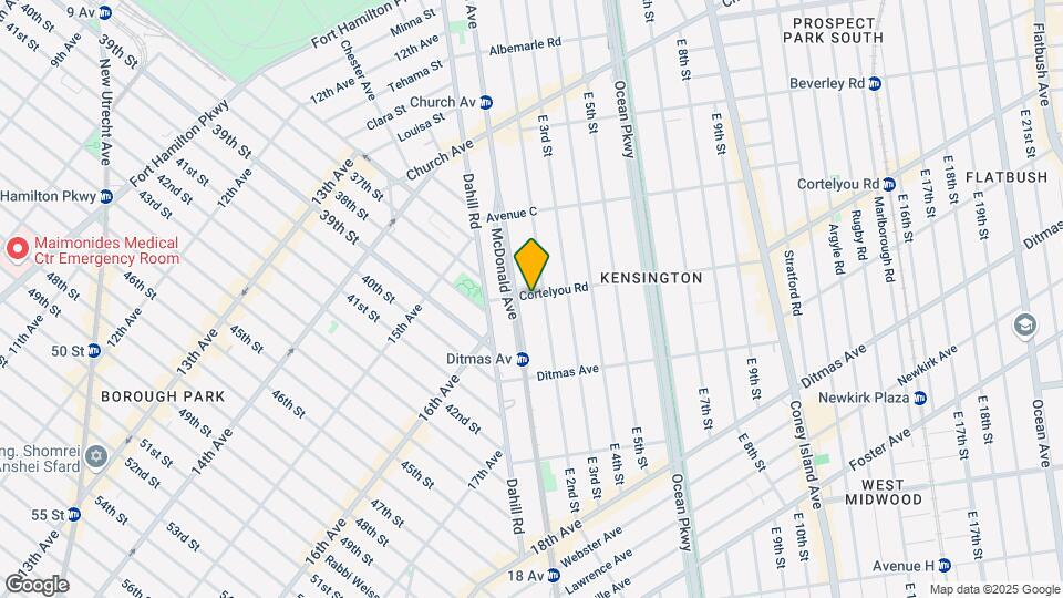 118 Cortelyou Rd Map and Location Details