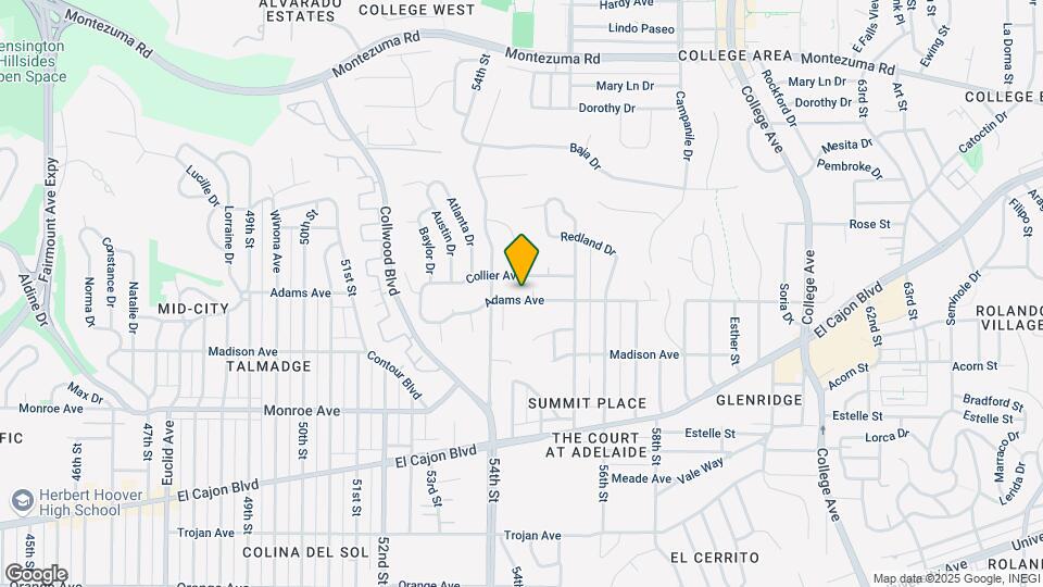 5434 Adams Ave Mapa y Detalles de la Ubicación