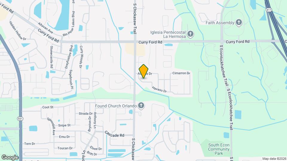 8541 Havasu Dr Map and Location Details