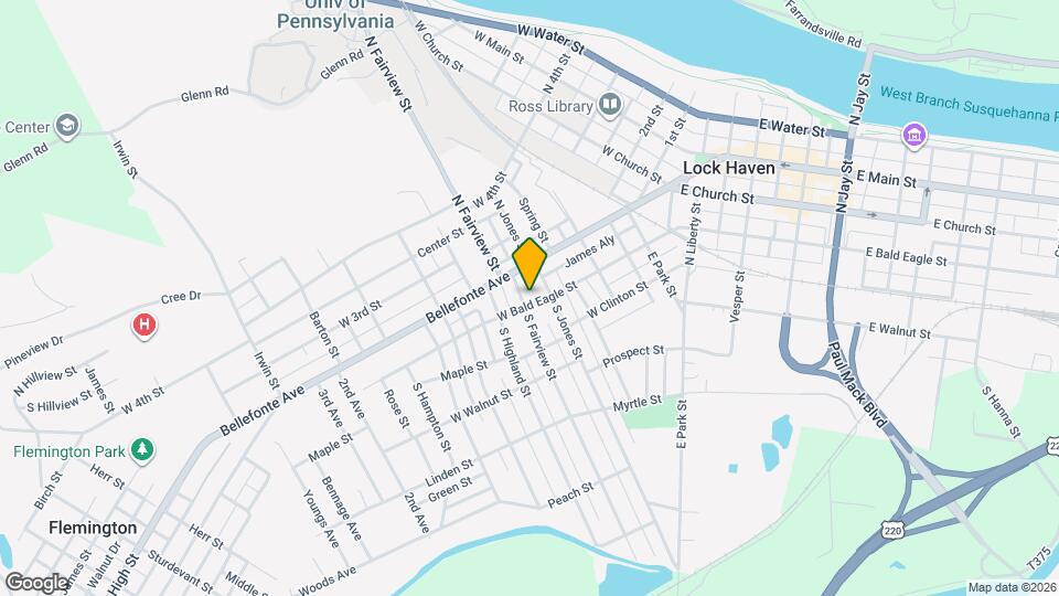 26 S Fairview St Mapa y Detalles de la Ubicación