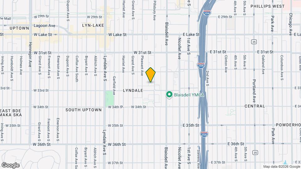 3240 Pillsbury Ave S, Unit Upper Unit Mapa y Detalles de la Ubicación