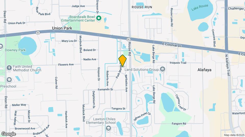 1307 Park Manor Dr Map and Location Details